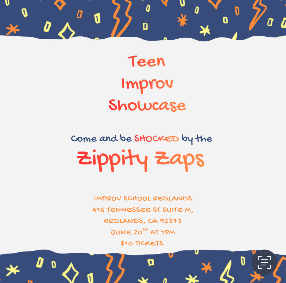 Teen Improv Showcase