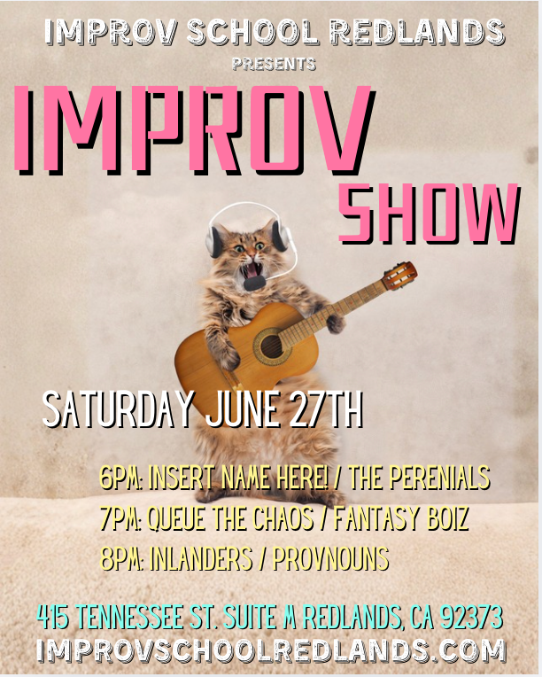 6/27 Saturday Night Improv Shows