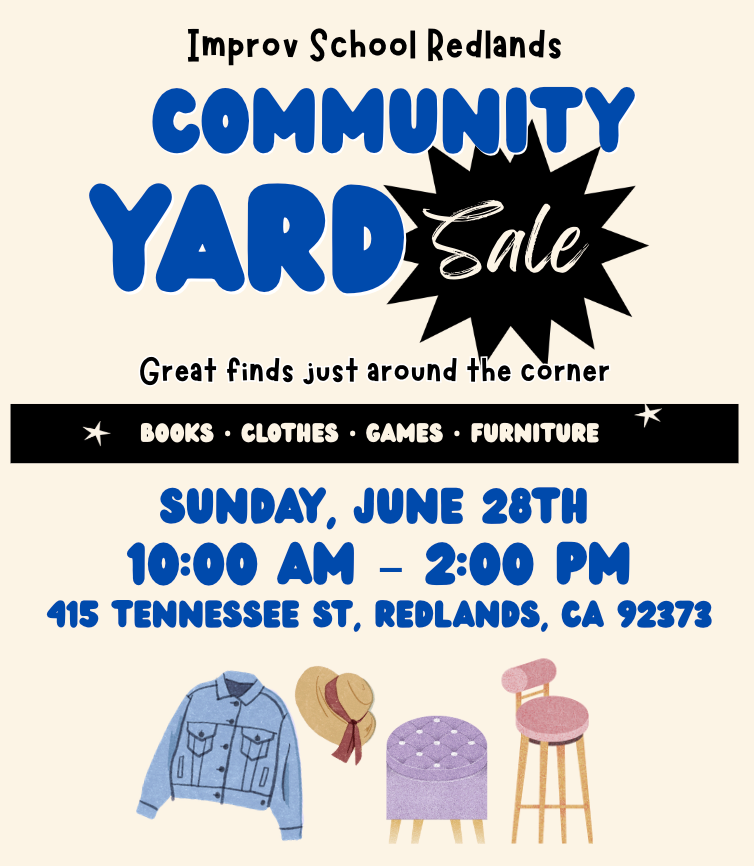 6/28 Community Yard Sale