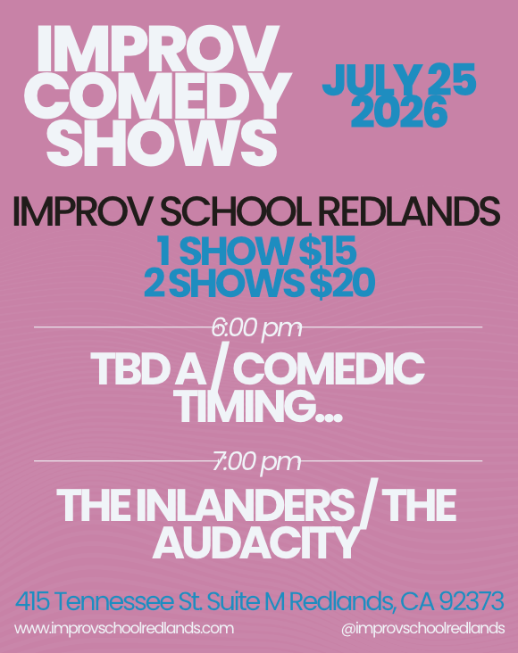 7/25 Saturday Night Improv Shows