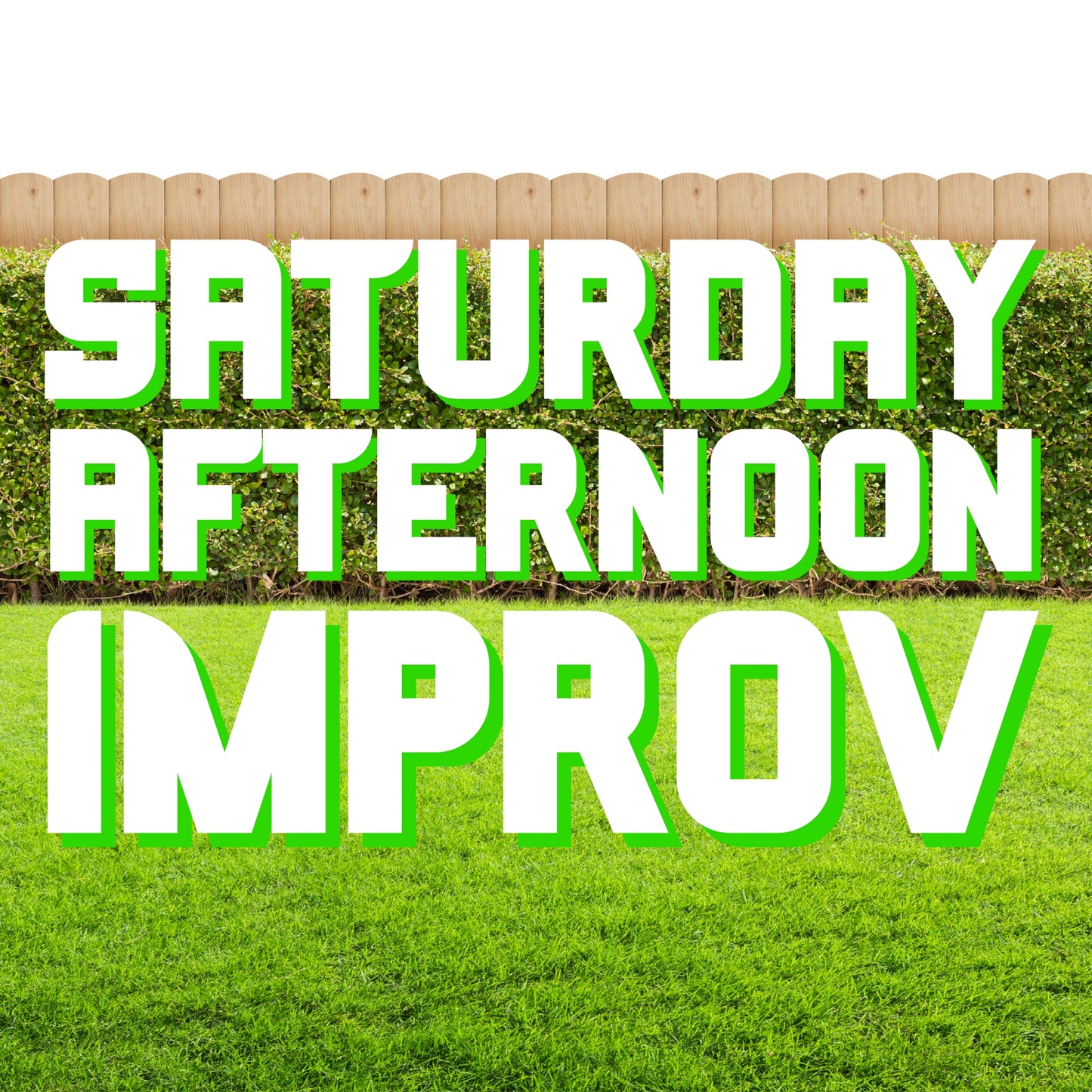 Saturday Afternoon Improv (Saturdays 2-4pm)