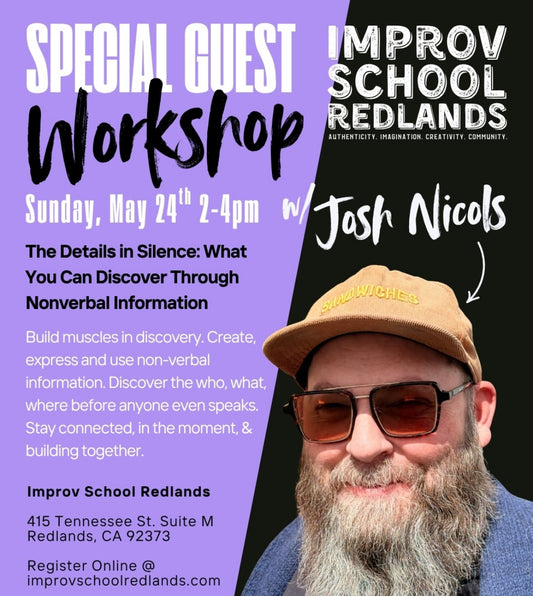 Sunday May 24th @ 2-4pm: The Details in Silence: Playing with Nonverbal Information