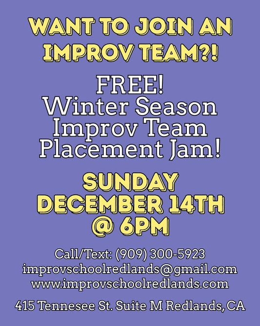 Winter Team Placement Jam!