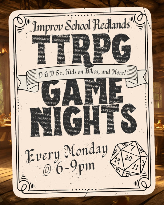 T.T.R.P.G. Game Night