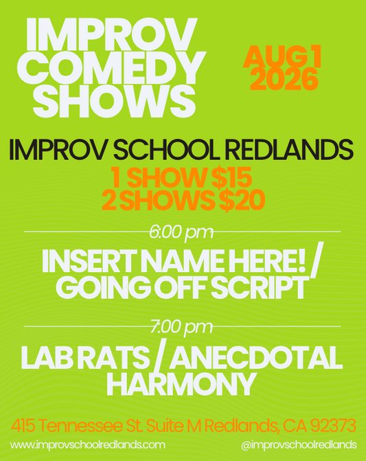 8/1 Saturday Night Improv Shows