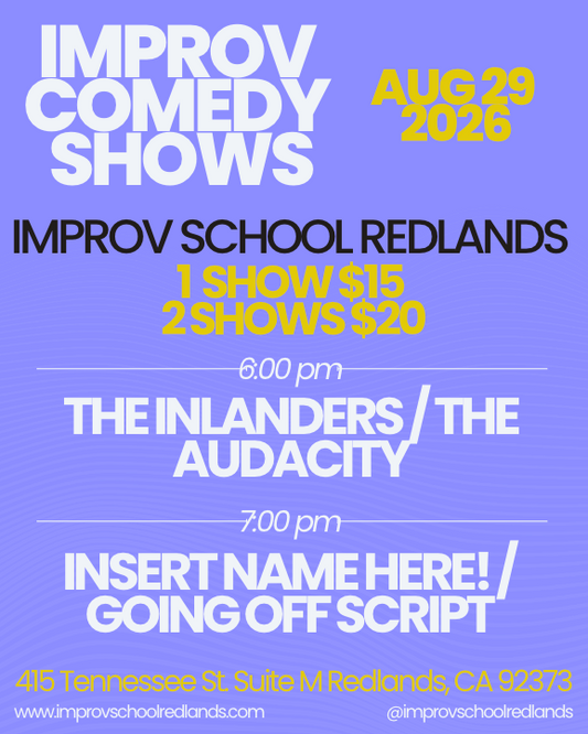8/29 Saturday Night Improv Shows