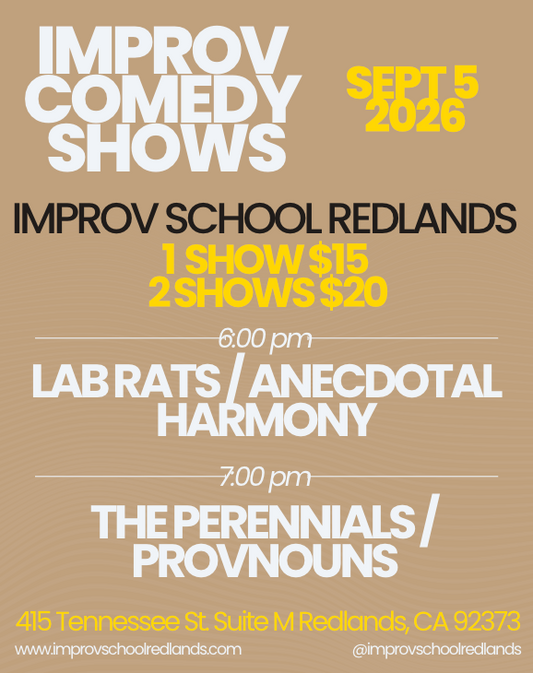 9/5 Saturday Night Improv Shows